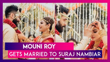 Mouni Roy Gets Married To Suraj Nambiar, Glowing Bride And Groom Tie The Knot In A Traditional Ceremony